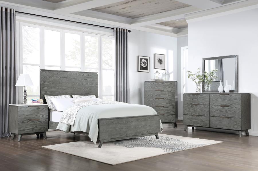 Nathan 5-piece Queen Bedroom Set Grey