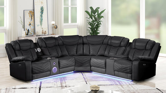 CHALLENGER SECTIONAL SOFA BLACK